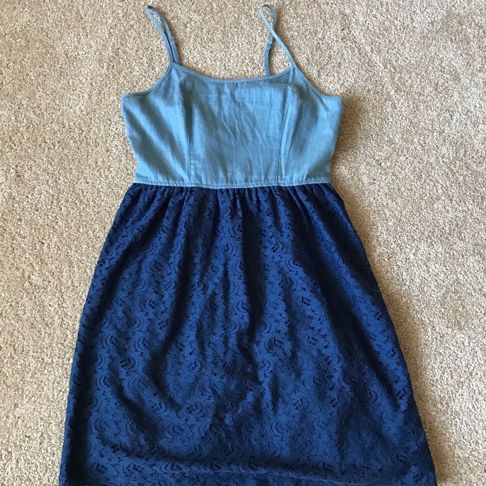 Two Toned Blue Dress